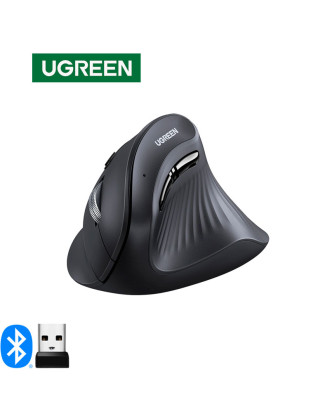 UGREEN Multi-Mode Bluetooth + Wireless Vertical Mouse