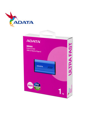ADATA SE880 1TB External Solid State Drive ( USB 3.2 Gen2 Type-C )