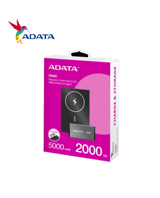 ADATA SR800MPB 2TB Magnetic Power Bank SSD