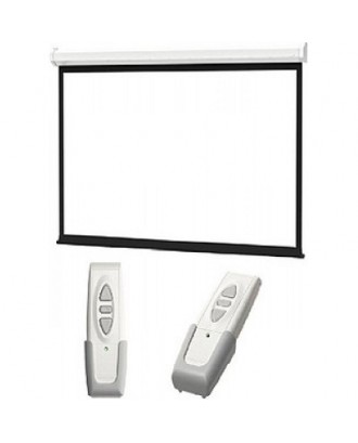 TruVision motorized screen 2.4 x 2.4M matte white Auto Remote (96" x 96"/ MC‐S96MC) 