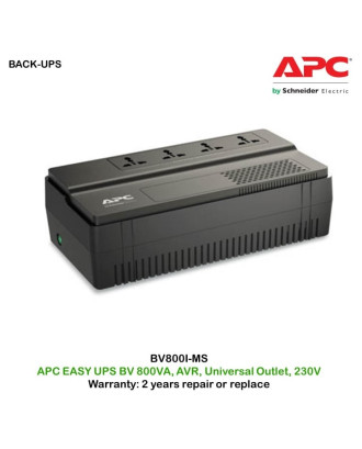 APC EASY UPS BV800I-MS BV800VA, AVR, Universal Outlet, 230V