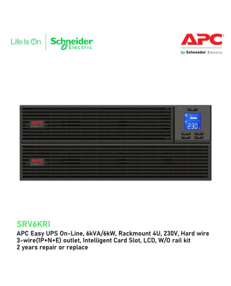 APC Easy UPS On-Line SRV 6000VA RM 230V (SRV6KRI)