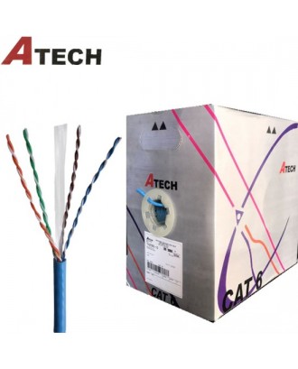 ATECH 0708 CAT6 BOX/305M NETWORK CABLE                                                                                                                                  