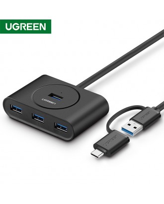  USB3.0 TO USB 3.0 Hub WITH USB‐C ADAPTER UGREEN 50985