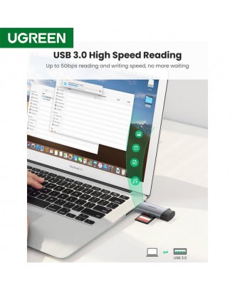 UGREEN CM185 2‐in‐1 USB‐C/USB‐A OTG Card Reader