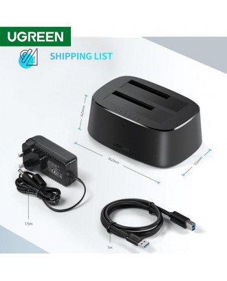 UGREEN CM198 USB 3.0 Dual Bay Hard Disk Docking