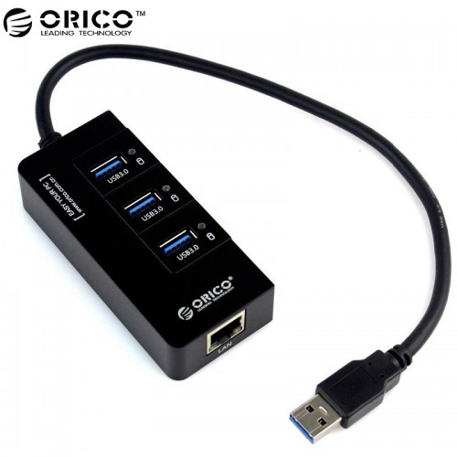 ORICO USB3.0 Hub with Gigabit Ethernet Converter (HR01-U3)