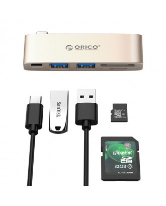 ORICO CLH-X6 Type-C to USB3.0 *2 / Type-C / TF/SD * 1 PD Docking Station