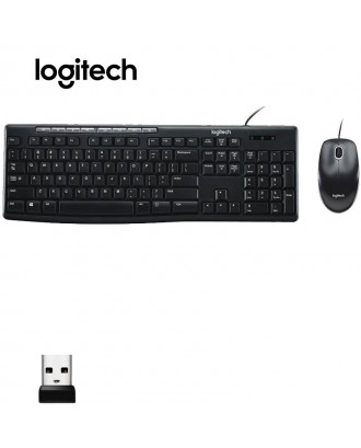 Logitech K200 Media Corded Keyboard and Mouse Combo