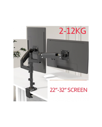Monitor Bracket NB H180 Double Monitor 17" - 27"