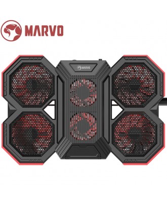 MARVO FN-41 RED LED LAPTOP COOLING PAD