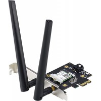 ASUS AX3000 Dual Band PCI-E WiFi 6 (802.11ax), Blu...