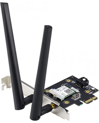 ASUS AX3000 Dual Band PCI-E WiFi 6 (802.11ax), Bluetooth 5.0