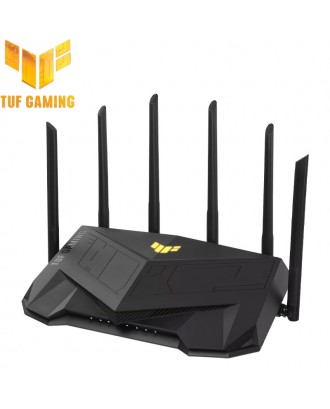 ASUS TUF Gaming AX6000 Dual Band WiFi 6 Gaming Router AiMesh AiProtection Pro Network Security AURA RGB Lighting