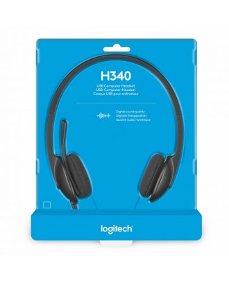 LOGITECH H340 USB PC HEADSET WITH NOISE-CANCELLING MIC