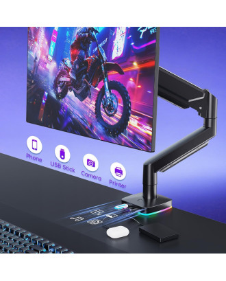 Monitor Arm M252 RGB (Single Monitor 13"-32" / USB Hub) Monitor Arm M252 RGB (Single Monitor 13"-32" / USB Hub)