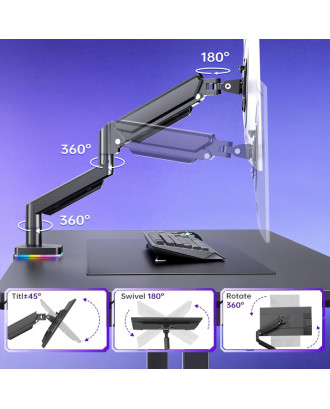Monitor Arm M252 RGB (Single Monitor 13"-32" / USB Hub) Monitor Arm M252 RGB (Single Monitor 13"-32" / USB Hub)
