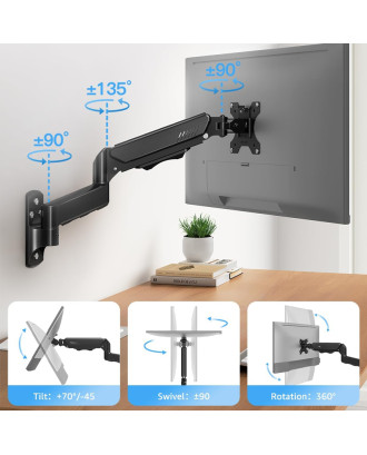 Monitor Arm M252QF (Wall Mount / Up to 32") Monitor Arm M252QF (Wall Mount / Up to 32")