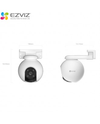 EZVIZ H8 Pro 3K - Pan & Tilt Wi-Fi Camera Color Night Vision