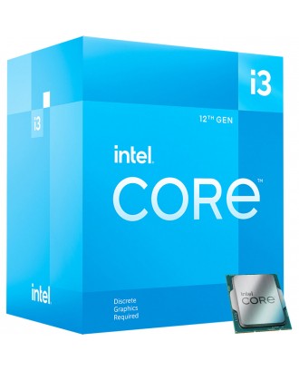 Intel Core i3 12100F ( 4cores / 8 threads / 12MBCache, 4.3 GHz)
