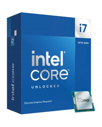 Intel Core i7​​​ 14700KF (20cores / 28 threads / Up to 5.6 GHz)