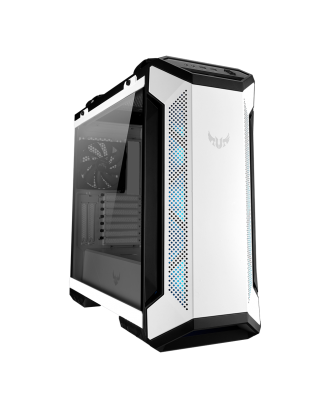ASUS TUF Gaming GT501 White ( Support EATX MB / USB 3.0 / Tempered Glass / Included 4 fans ) 