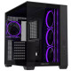 ASUS A32 PLUS ATX  Black ( Support ATX MB / USB C / Tempered Glass / Included 4 Fans ) 