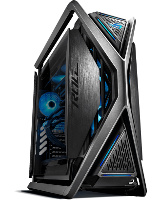 Asus GR701 ROG HYPERION Gaming Case ( Support EATX MB / USB 3.0 / Tempered Glass / Included 4 fans ) 