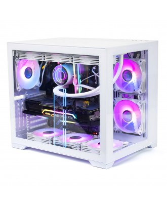 darkFlash C305 White ( Support ATX MB / USB 3.0 / Tempered Glass ) 
