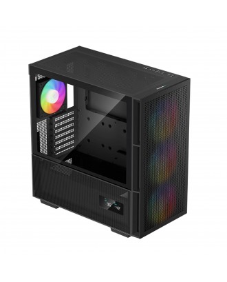Case Deepcool CH560 DIGITAL ( Support ATX MB /Real Time dual temperature  / Tempered Glass ) 