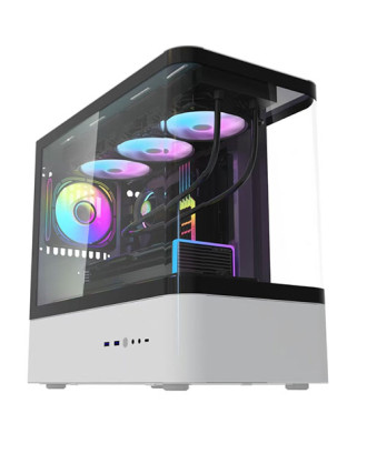 Case Darkflash HM1 Glass ( Support ATX MB / USB Type-C / Supported Liquid 360mm TOP  ) 