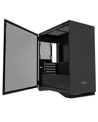 darkFlash DLM22 Black ( Support M-ATX MB / USB 3.0 / Tempered Glass ) 