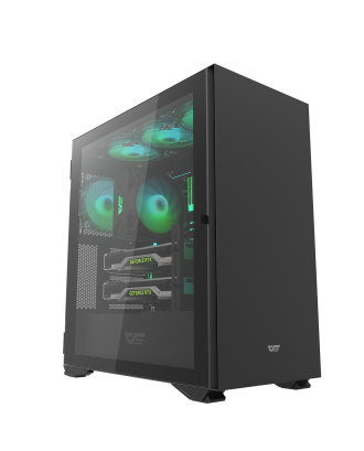 darkFlash DLX22 Balck ( Support ATX MB / USB 3.0 / Tempered Glass ) 