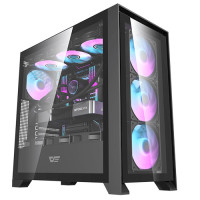 darkFlash DRX90 Glass Black ( Support ATX MB / USB...