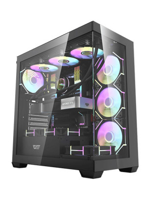 Case darkFlash DS900 Glass ( Support ATX MB / USB Type-C / Supported Liquid 360mm TOP  ) 