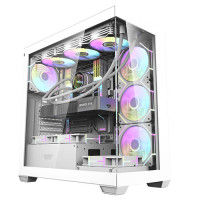 Case darkFlash DS900 White Glass ( Support ATX MB ...