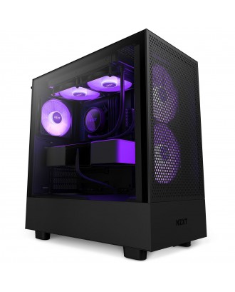 NZXT H5 Flow Editon Black ( Support ATX MB / USB 3.0 / Fron Mesh ) 