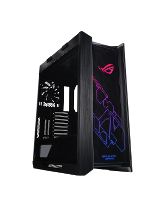 ROG Strix Helios Black ( Support EATX MB / USB 3.0 / Tempered Glass / Included 4 fans ) 