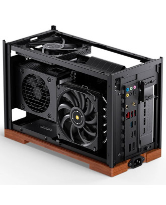 Case Jonsbo T9 Black ( Premium ITX Case / Standard PCI-E 5.0 adapter cable included/ *Pre-Order ) 