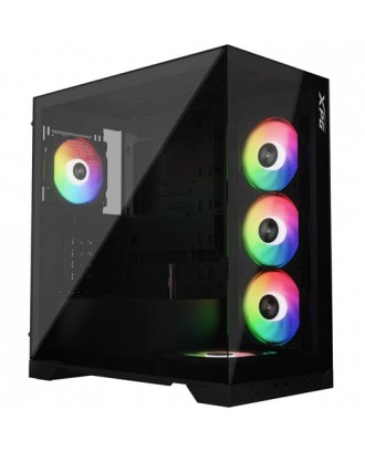 XPG Case INVADER X ( Support ATX MB / USB 3.0 / Tempered Glass / USB-C ) 