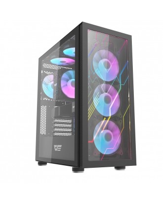 darkFlash DK210 ( Support ATX MB / USB 3.0 / Tempered Glass ) 