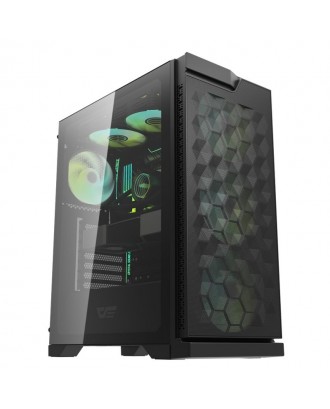 darkFlash DK361 Black ( Support ATX MB / 2xUSB 3.0 / Included 4 Fans 12cm ) 