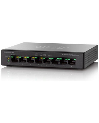  Cisco SF100D-08P 8-Port 10/100, 4 PoE ports with 33.12W, Desktop Switch