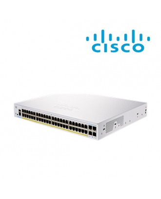 Cisco CBS250-48P-4G Managed SWITCH 48-port PoE Gigabit 10/100/1000 Mbps 4 SFP slots