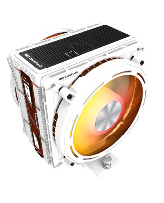darkFlash E400 PLUS Dual Fans White ( Supported AMD & Intel CPU \ High Quality material / TDP up to 235W )  