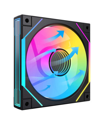 Acegeek Turbine Black Reverse​ ( Fan 12cm / ARGB Sync / PWM / 1850rpm ) 