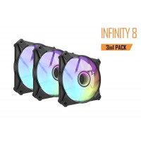 Darkflash Infinity 8 3-in-1 ( 3 x fans 12cm / ARGB...