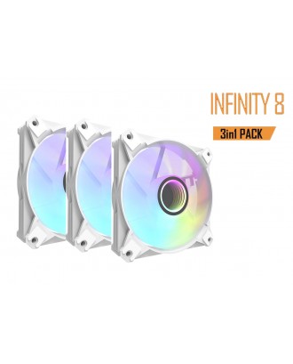 Darkflash Infinity 8 3-in-1 ( 3 x fans 12cm / ARGB Sync ) 
