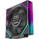 Interstellar V4 DGT Block FAN 120 Black ( Fans 12cm / ARGB Sync / 2100rpm / Speed Display / PWM / High Performance Fan ) 