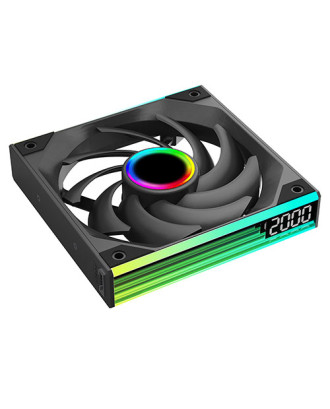 Jungle STARLINK infinite mirror 120 Black ( Fans 12cm / ARGB Sync / 2300rpm / 12CM / PWM / High Performance Fan ) 